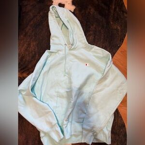 Light blue champion hoodie